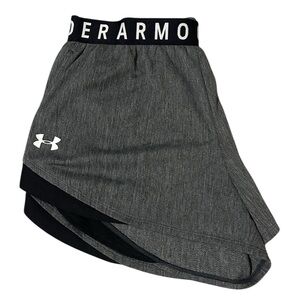 Under Armour Black and Gray Layered Skirt